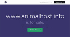 Desktop Screenshot of animalhost.info